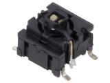 Micro&icirc;ntrerupător TACT SPST-NO 0,05A/24VDC SMT cu LED