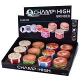 Grinder metalic, Champ-High, Yumi, 4 Parti, O50mm