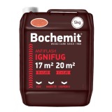 Solutie ignifugare lemn Bochemit Antiflash 5Kg, maro, concentrat, 17m2 clasa B-s1,d0, 20m2 clasa C-s1,d0, protectie insecte si ciuperci