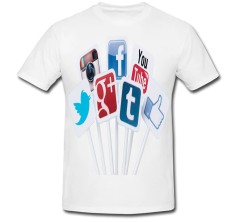 Tricou &amp;quot; Social networks &amp;quot; foto
