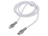 Cablu USB 2.0 Apple Lightning la USB C, 1m, High Speed, Baseus