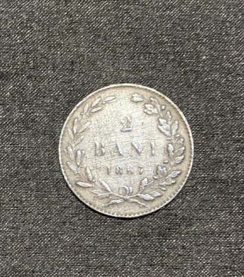 Moneda 2 bani 1867 watt&amp;amp;co foto