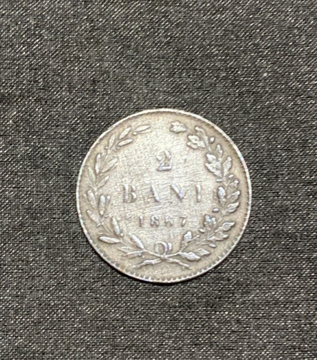 Moneda 2 bani 1867 watt&amp;co