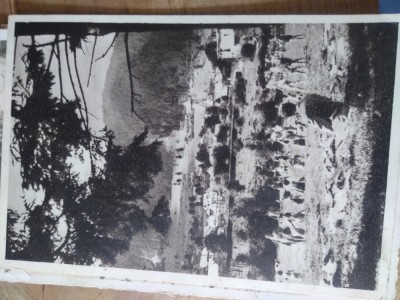 Ilustrata Campulung Vedere Oras sepia RPR foto
