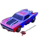 Masina cu Telecomanda Racing Sprint Car 1:16 lumini fata &ndash; design sportiv rosu-albastru