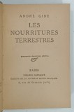 LES NOURRITURES TERRESTRES par ANDRE GIDE , 1929 * FORMAT REDUS