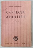 CANTECUL AMINTIRII de MIHAIL SADOVEANU , 1927