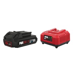 SKIL 3110 AA, Set incarcator si acumulator Li-Ion 20V Max, 2.5Ah, PWRCORE 20, indicator LED foto