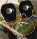 Boxe sunet cu fir alimentate 5V de la Usb