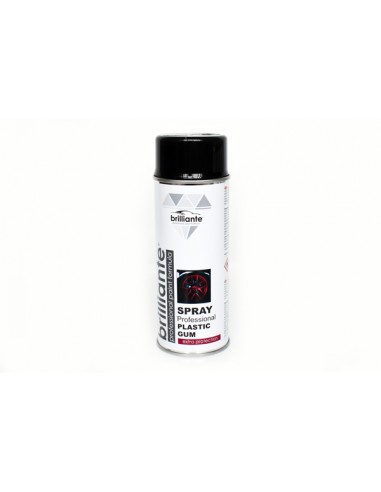 Vopsea spray Cauciucat Negru 400ml Negru