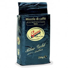 Cafea La Genovese Espresso BLUE GOLD macinata 250 gr punga foto