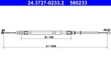 ATE 24.3727-0233.2 Cablu, frana de parcare