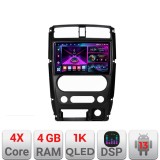 Navigatie Jimny 2007-2016 A-JIMNY07 4+64 InCell Display 1K Android Waze USB Navigatie Internet Youtube Radio