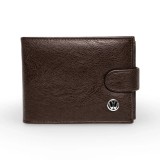 Portofel Volkswagen Barbatesc maro - Piele Eco Premium - Compartiment Buletin si 10 Carduri, Magrot 26012