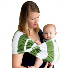 Sistem Purtare Baby K&amp;#039;tan Baby Carrier Print - Olive Stripe - Marimea S foto