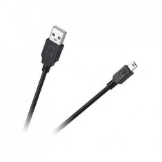 Cablu de date Generic USB - MiniUSB 1m Black foto