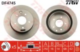 Disc frana NISSAN X-TRAIL (T30) (2001 - 2013) TRW DF4745