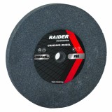 Piatra pentru polizor Raider 200x20x16 mm, gri, granulatie P60
