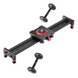 Mini Slider Dolly SLDM din aluminiu 30cm pentru camere video si DSLR, Generic