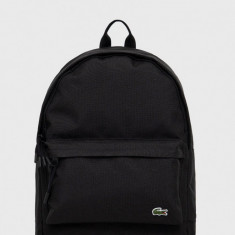 Lacoste rucsac bărbați, culoarea negru, mare, uni NH4099NE-992