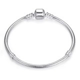 Cumpara ieftin Bratara pentru talismane/charmuri argint 925, JW1134, model clasic, placata cu rodiu