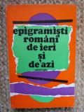 EPIGRAMISTI ROMANI DE IERI SI DE AZI. ANTOLOGIE-N. CREVEDIA