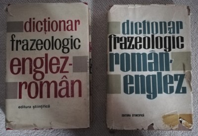 Dictionar frazeologic roman-englez si englez-roman - Andrei Bantas foto