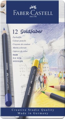CREIOANE COLORATE 12 CULORI GOLDFABER CUTIE METAL FABER-CASTELL foto
