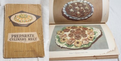 Carte veche de specialitate gastronomie PREPARATE CULINARE RECI - Ed. Tehnica foto
