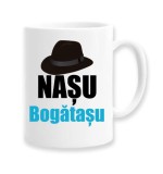 Cana alba personalizata &quot;Nasu Bogatasu&quot;, INOVATIX&reg;. 330ml