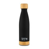 Sticla termoizolanta bambus calatorii Nava 500 ml negru FitLine Training