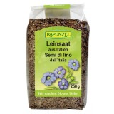 Seminte de in maro eco Rapunzel 250g - Bogate in fibre si Omega-3, Bio, certificate