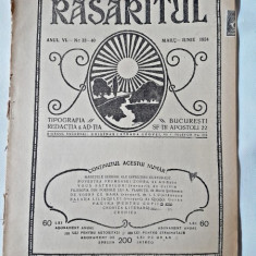 Revista Rasaritul, anul VI, nr.33-40/1924
