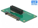 Adaptor U.2 SFF-8639 la PCIe x4 cu fixare, Delock 62863