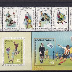 1982 LP 1046 LP 1047 LP 1048 CAMPIONATUL MONDIAL DE FOTBAL SERIE+COLITE MNH