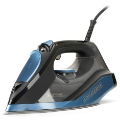 Fier de calcat Black Decker, 2800 W, autocuratare si program de decalcifiere, jet de abur vertical