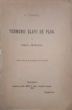 Termenii slavi de plug in daco-romana - P. Cancel