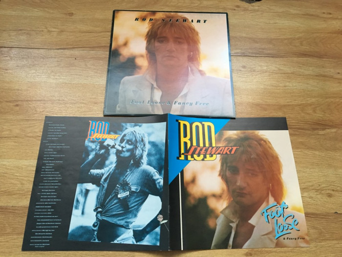 ROD STEWART - FOOT LOOSE FANCY FREE (1977,RIVA,UK) + BOOKLET 12 PAGINI vinyl