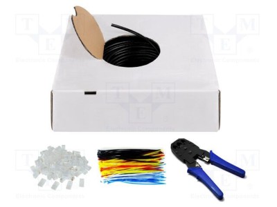 Cablu U/UTP 4x2x24AWG Goobay 305m exterior CCA PE negru foto