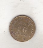 Bnk mnd Elvetia Geneva 10 centimes - Pharmacie Centrale Model et Madlener, Europa