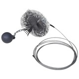 Perie Rotundă pentru Curățat Coșul de Fum Diametru 20 cm 141272