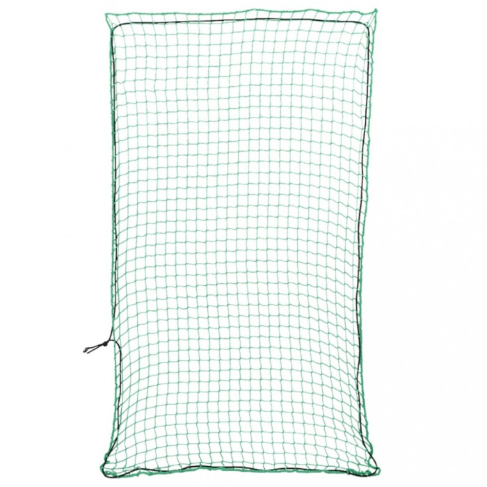 vidaXL Plasă de remorcă cu funie elastică, verde, 4x2,5 m, PP