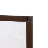 Plasa protectie insecte / tantari, pentru ferestre, aluminiu, maro, 48.8 x 78.8 cm