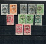 1919 - Emisiunea Cluj-Oradea, supratipar pe Inundația, lot nestampilat