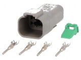 Conector cablu-cablu mufă tată DT 4 pini crimpat
