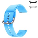 Curea din silicon compatibila cu Samsung Galaxy Watch Ultra2, Telescoape QR, 22mm, Azure Blue