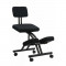 Scaun birou tip kneeling chair EDPO 094 Negru