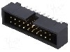 Conector &amp;#351;iruri pini, 20 pini, tata, MOLEX - 70246-2004