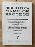 Biblioteca marilor procese, mai-iulie 1924
