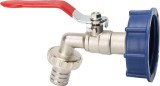 Set robinet pentru rezervor IBC 1/2, adaptor 60 mm si iesire 3/4 zincat